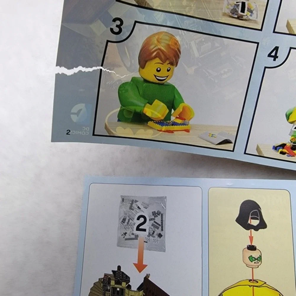 LEGO 76056 Batman Rescue from‎ Ra's al Ghul Instruction Manuals Books 1 & 2